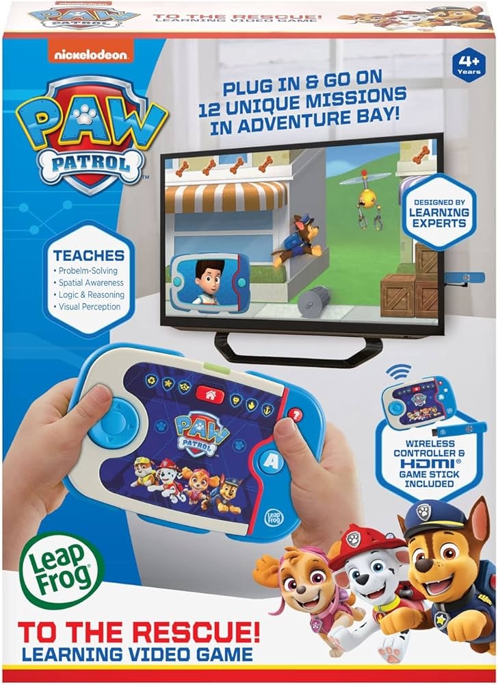 パウパトロール ラーニングビデオゲーム LeapFrog PAW Patrol Adventure Learning Video Game for Kids